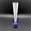 Blue Ball Bud Vase Mid-Century Design 