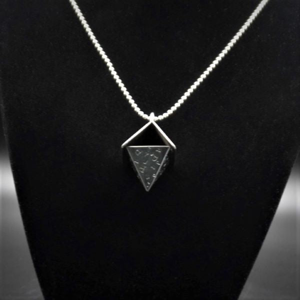 Silver Birdhouse Pendant and Chain